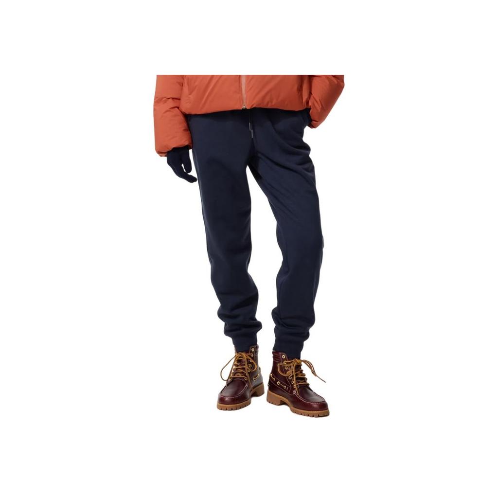 Uniqlo Однотонные вязаные спортивные брюки с кулиской и манжетами для женщин, низ 479617-69