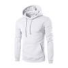 Men's Solid Color Hooded Sweatshirt Men's Casual Sports Long Sleeved Pullover Sweatshirt