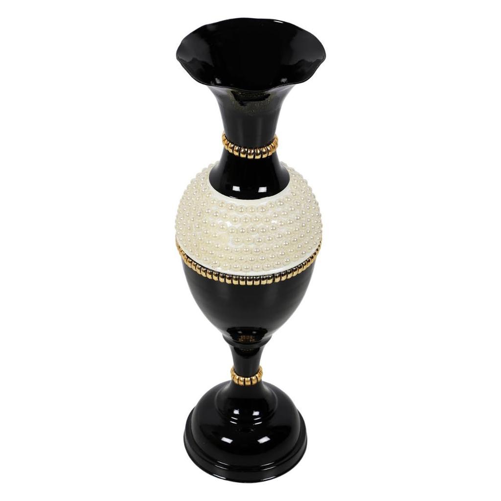 Большая напольная ваза для цветов для угла гостиной - 24 дюйма в длину