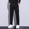 2024 Autumn Casual Pants For Men, Versatile, Loose, Sports Style, With Thick Velvet