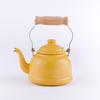 Fuji Enamel Beams Mini Induction Kettle, 0.9L, Compatible, Yellow, BMS09TK.CR