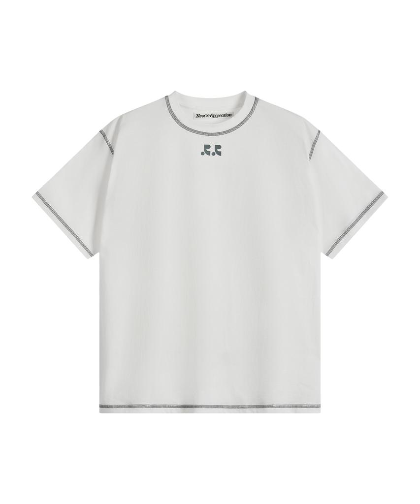 REST&RECREATION Double Logo T-Shirt - White