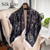High-quality Luxurious Silk Scarves Headband Scarfs Neck Scarf For Women Chain Silk Scarf Women's Decorative Shawl