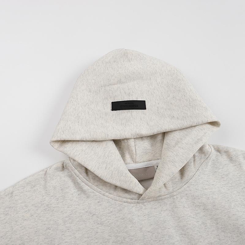Худи Fog Essentials с flocked-буквами - Унисекс, свободный крой, с подкладкой из плюша