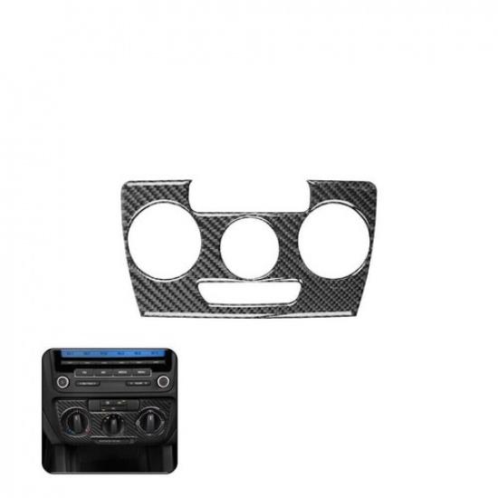 For Volkswagen Jetta 2011-2014 Carbon Fiber Center CD Control Panel Trim Cover