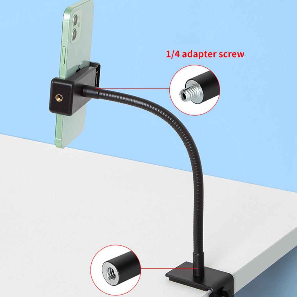 Кронштейн для прямой трансляции, удлинительный шланг, порт 1/4 l, угол регулировки изгиба, зажим для мобильного телефона, аксессуар для штатива