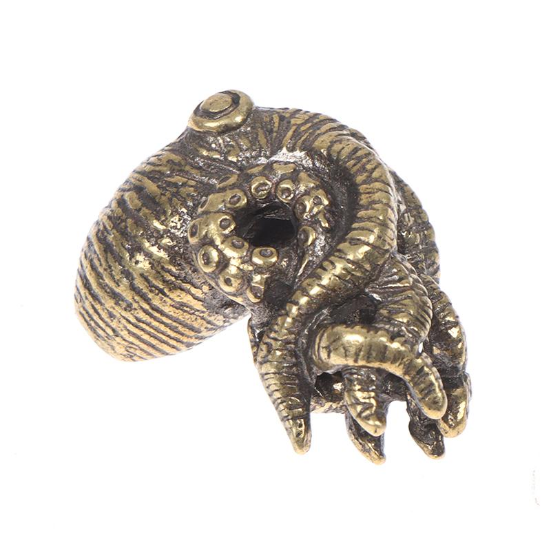 Retro Brass Sea Animal Octopus Pendant Diy Paracord Bracelets Necklace Accessori