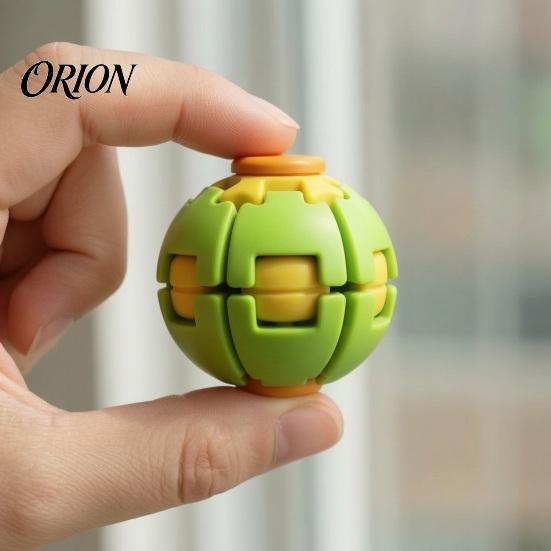 Игрушка для снятия стресса, 3D-печатный вращающийся шар-нажималка, Спиннер для снятия тревоги, Вращающийся сборный шар для стола для детей, подростков, взрослых