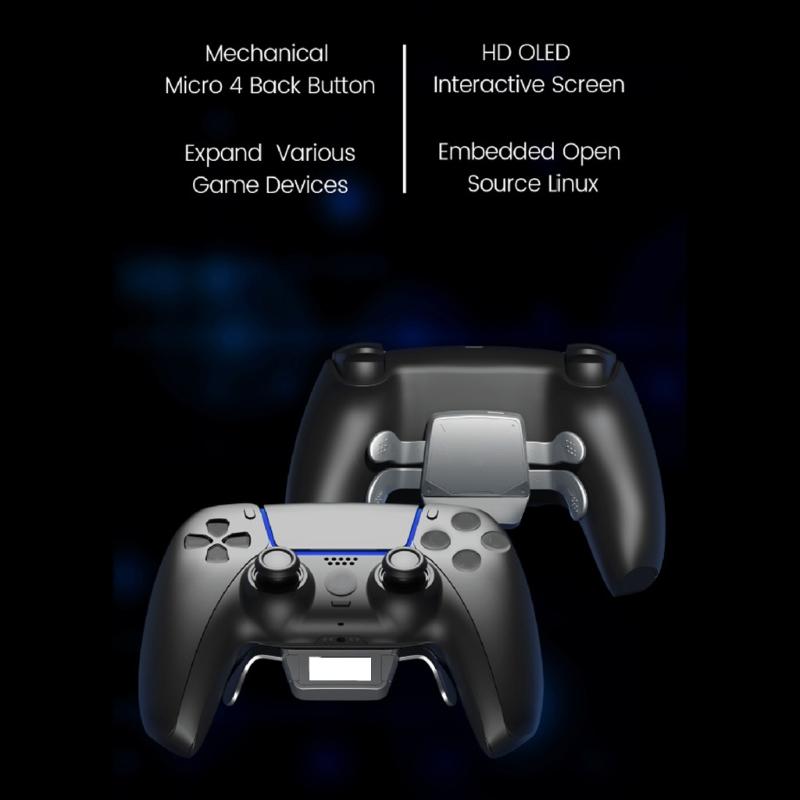 Задняя кнопка-насадка с OLED-дисплеем для контроллера, Программируемые кнопки-триггеры, Игровые аксессуары