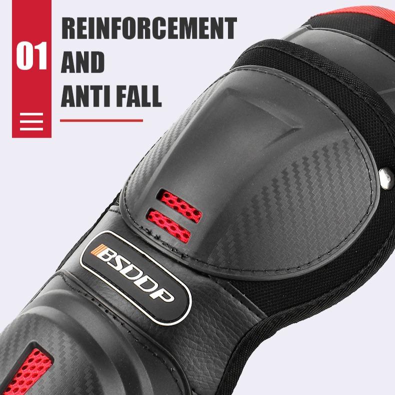 4 шт. мотоциклетные наколенники, налокотники, регулируемые наколенники, защитные налокотники для взрослых