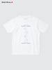 Uniqlo Футболка с принтом «Peace For All» с коротким рукавом, стандартный крой, Шинья Яманака