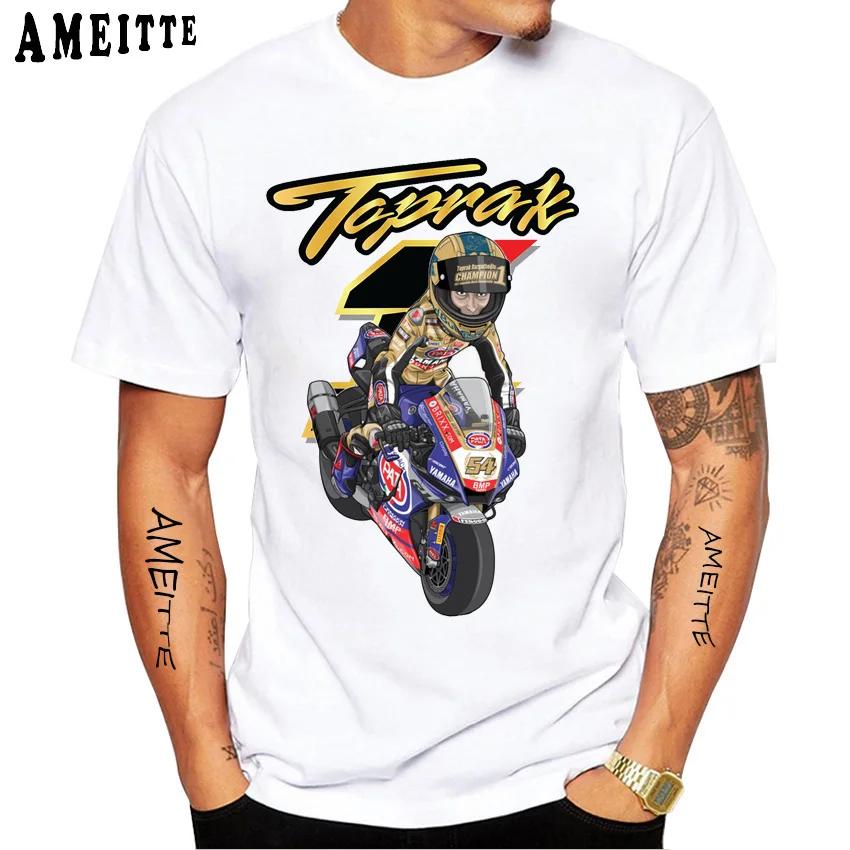 Топрак Разгатлиоглу 54 Номер 1 2023 Футболка Новая Летняя Мужская Футболка с Коротким Рукавом Хип-Хоп Повседневная Рубашка Харадзюку Хип-Хоп Спорт Белые Футболки