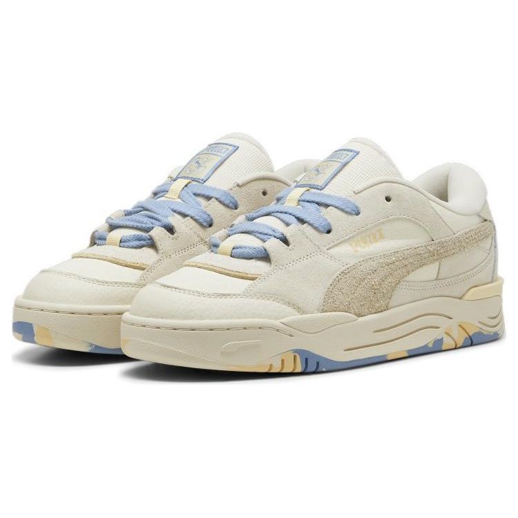 Puma Унисекс Бежево-синие 180 Вельветовые Низкие Кроссовки 396402-01