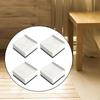4 Pieces Bed Risers Furniture Leg Extenders Lifters Portable Simple Sturdy Nonslip Raising Blocks