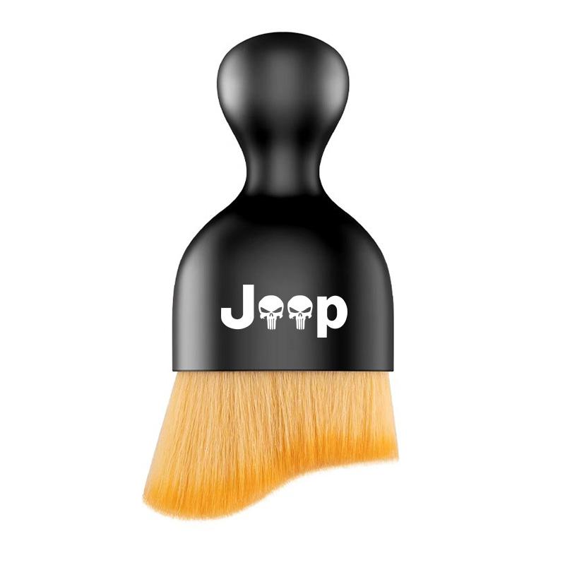 AIY5 2-In-1 Car Interior Cleaning Brush Air Vent Dust Removal Tools For Jeep Grand Cherokee Wrangler JK Gladiator Compass Renegade