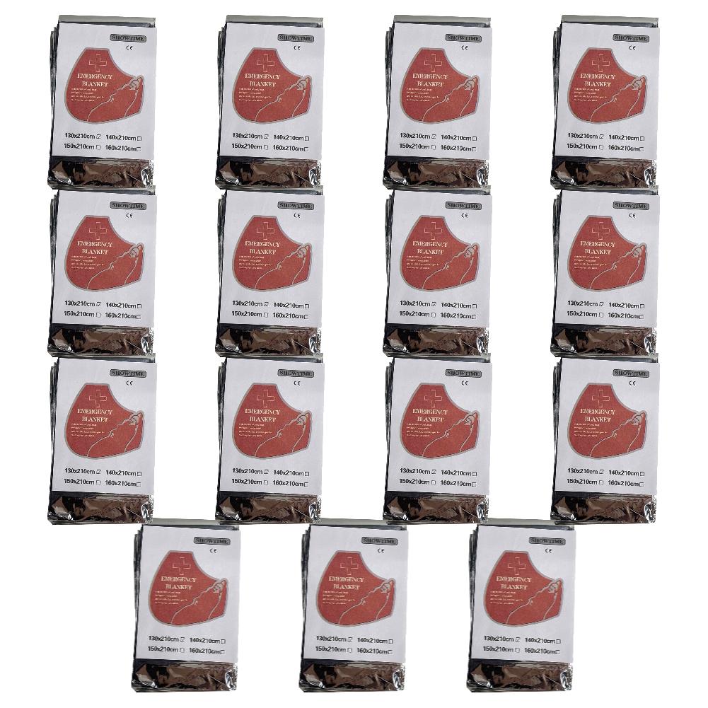 130x210cm Silver Foil Blanket Keeps You Warm Foil Mylar Thermal Blanket Retain Body Heat Emergency Thermal Blanket Emergency