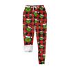 Women's Casual Fashion Home Print Velvet Sweatpants