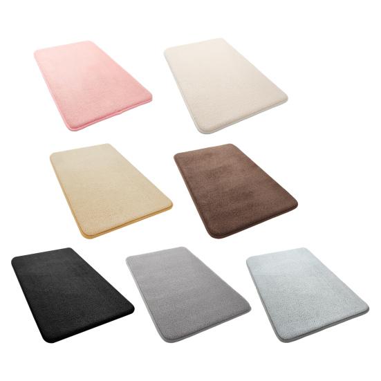 Коврик для ванной комнаты Мягкие коврики из микрофибры Нескользящие Толстые Водопоглощающие Напольные коврики Машинная стирка Пушистые коврики для душа Ванн