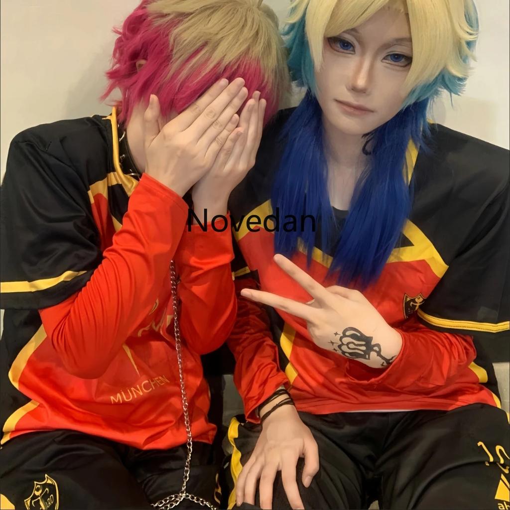 Аниме Косплей Костюм Blue Lock Несс Кайзер Исаги Наги Рео Итоши Саэ Сидо Рюусэй Косплей Джерси со Шортами Форменная Одежда