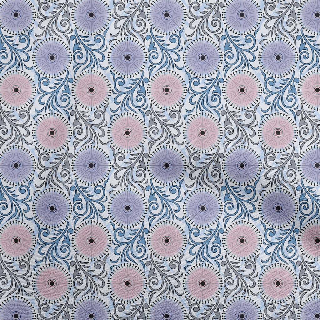 oneOone Ткань Хлопок Гибкий Лавандовый Цветочный Точечный Ткань Для Шитья Напечатанная Ткань Для Рукоделия По Ярдам 40 Дюймов