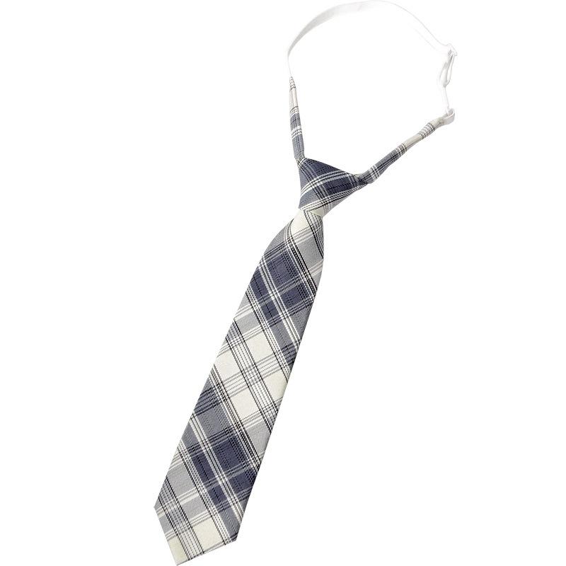 JK Bow Tie for Women, Japanese Uniform Shirt, College Style Student Plaid Tie, Men's Free Ribbon Accessories