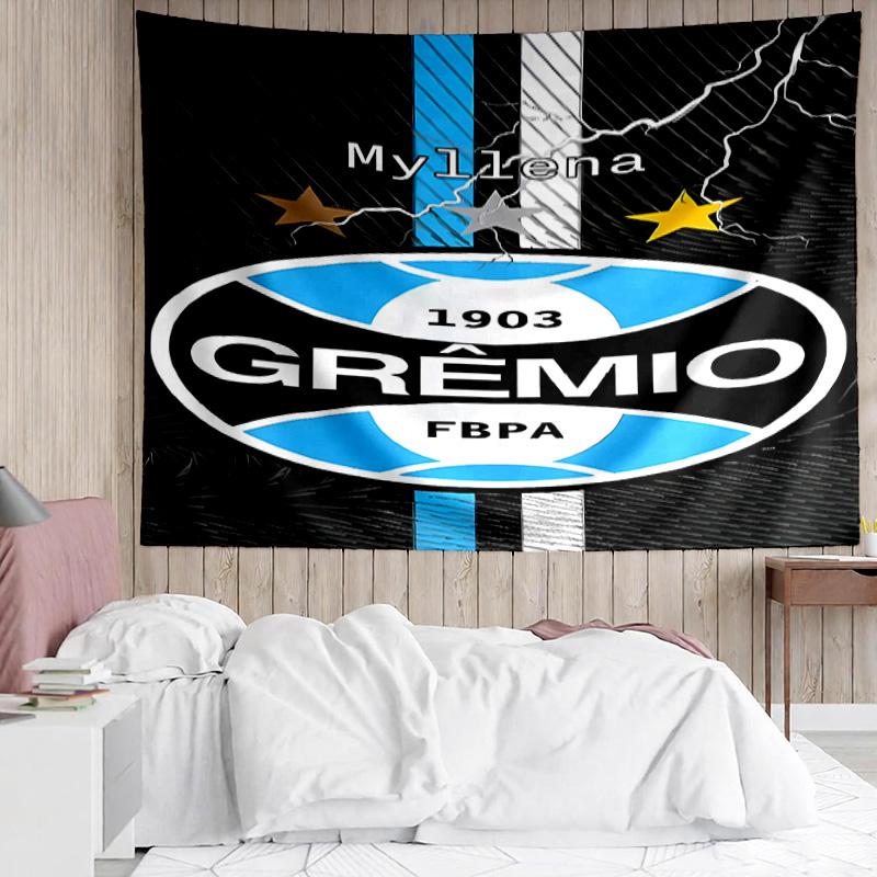 Grêmio logo Tapestry for Bedroom Aesthetic Classroom Tapestries Wall Hanging for Living Room Dorm Office,Ideal Creative Gift