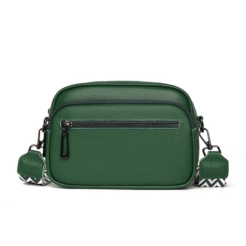 Женская сумка через плечо из натуральной кожи, большая вместительная сумка-мессенджер из кожи, роскошная мода, высокое качество