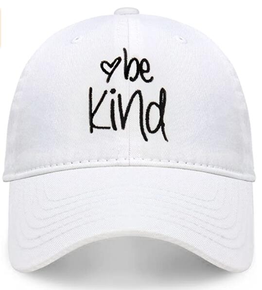 Be Kind Trendy Womens Baseball Cap Unisex Fashion Cotton Style Fun Inspirational Saying Seasonal Outdoor Travel Headwear