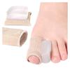Разделитель большого пальца стопы из волокна Гелевый разделитель пальцев ног Разделение пальцев ног Ортопедический чехол для большого пальца ноги Чехол для большого пальца ноги