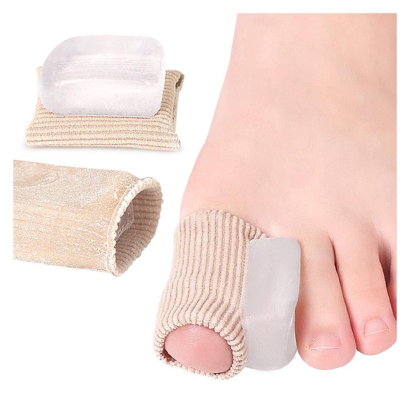 Разделитель большого пальца стопы из волокна Гелевый разделитель пальцев ног Разделение пальцев ног Ортопедический чехол для большого пальца ноги Чехол для большого пальца ноги