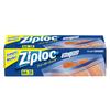 Многоразовые пластиковые пакеты для заморозки Ziploc, простая модель, средний размер, 18 шт., белые