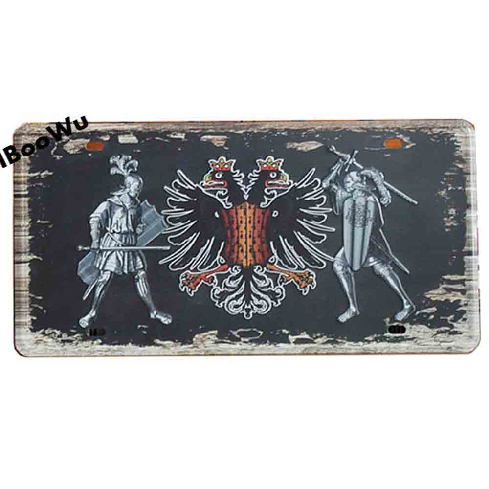 Worldwide Popular City License Plate Poster Vintage Retro Wall Decor Canada/London/Brazil Metal Tin Sign Plaques Poster