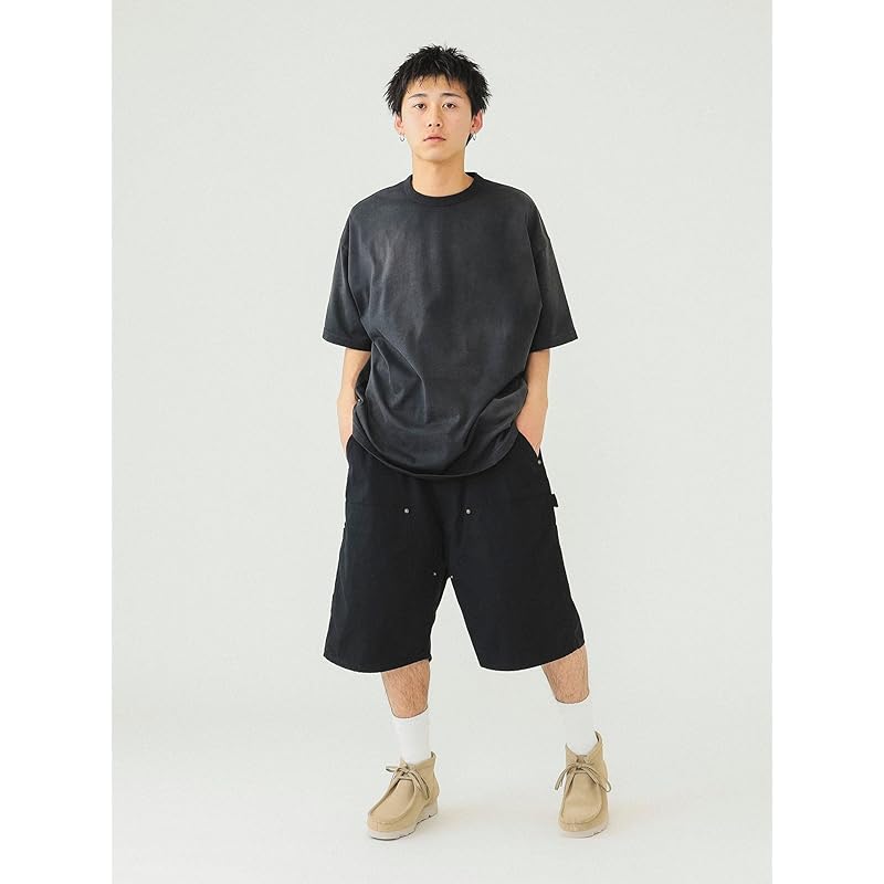 [Beams] S/S TEE vintage like fade T-shirt men's BLACK S 11041285146