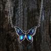 Летнее ожерелье с подвеской в ​​виде бабочки для женщин, нишевый дизайн, ювелирные изделия с животными, модные аксессуары в европейском и американском стиле