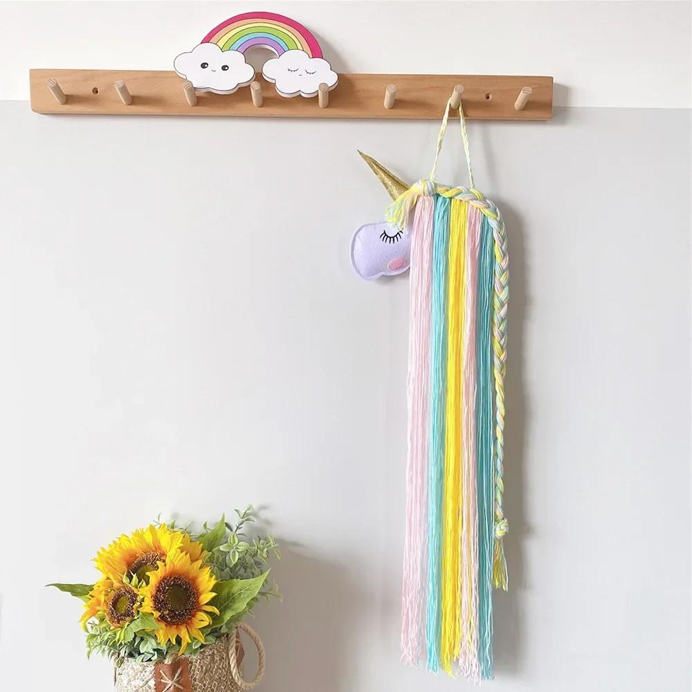 Unicorn Kawaii Room Decor Christmas Decoration Home Decor Wall Hanging NurBaby Bedroom Home Decor Hair Decoration Storage Belt