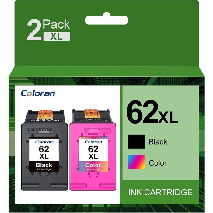 62Xl Ink Cartridges For Hp 62 Xl Black And Tricolor, Compatible With Envy 5540 5640 5644 7640 5547 For Officejet 200 250 5740