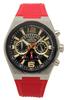 Часы-хронограф 10 ATM Водонепроницаемость T8B84BB Красный [Technos] Мужские