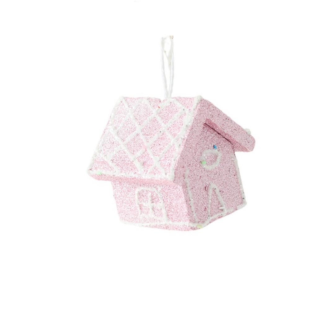 Cartoon Candy House Christmas Decorations Multicolor Hanging Pendants Cristmas