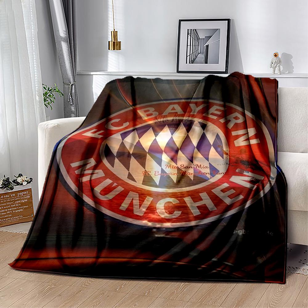 Fc Bayern Munich Blanket Ultrasoft Great For Chair Bedding Office Chair Four Seasons Multipurpose Modern Style Perfect Gift For Relatives And Friends