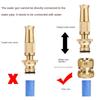 Распылительная насадка водяной пистолет латунный высокого давления прямого распыления быстроразъемный соединитель домашний шланг регулируемое давление садовый разбрызгиватель