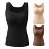 Thermal Tank Top for Womem Sleeveless Camisole Shirt with Bulit-in Bra Warm Undershirt Base Layer for Cold Weather