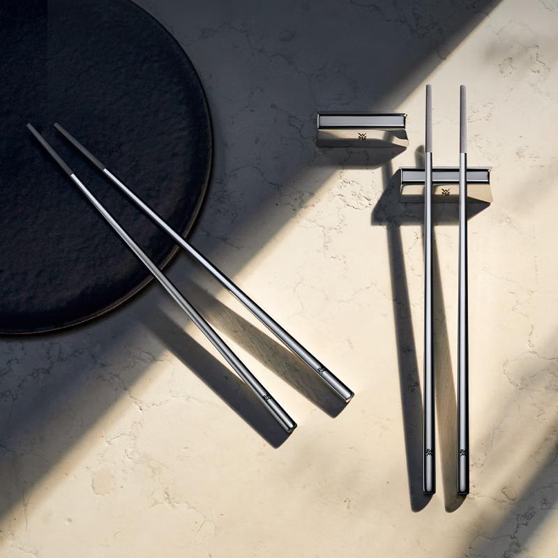 WMF 2-Pair Stainless Steel Chopsticks Set with Rests