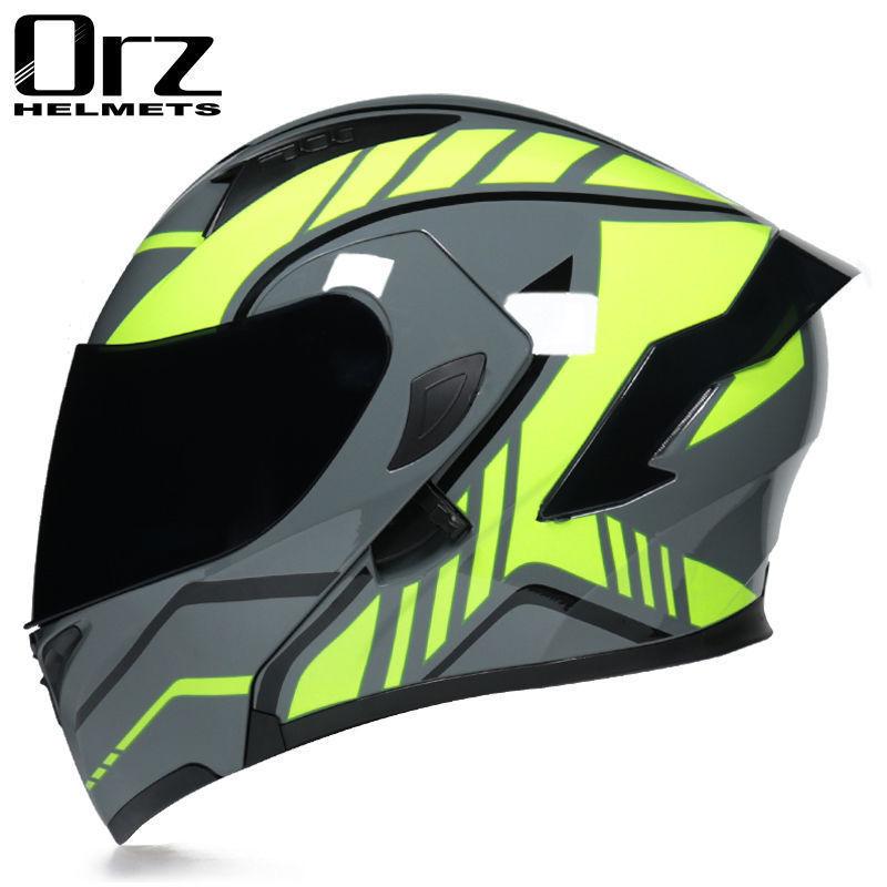 Motorcycle Helmets Men's and Women's Unveiling Helmets Full Helmets Tail Rider Bluetooth Locomotive Men's and Women's Winter Personality Electric