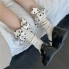 Breathable Ballet Socks Harajuku Street Bow Dots Socks New Lolita Socks  Spring Summer