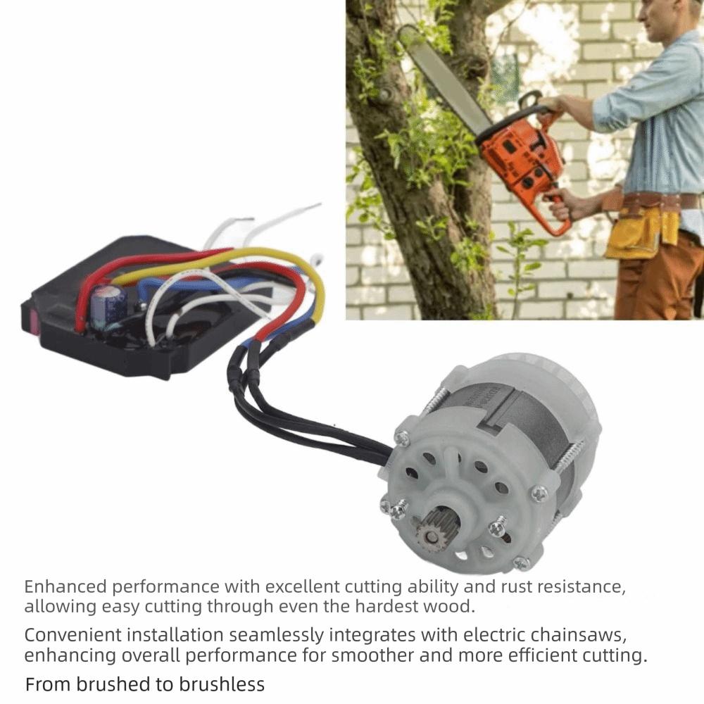 Brushless Design Chainsaw Motor 550-Type Electric Chainsaw Motor Mini Saw Motor DIY Upgrade