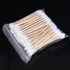 100шт одноразовые ватные палочки с двойной головкой для макияжа, ватные палочки, инструмент для ежедневной чистки