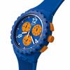 Swatch PRIMARILY BLUE SUSN419 Синие наручные часы,