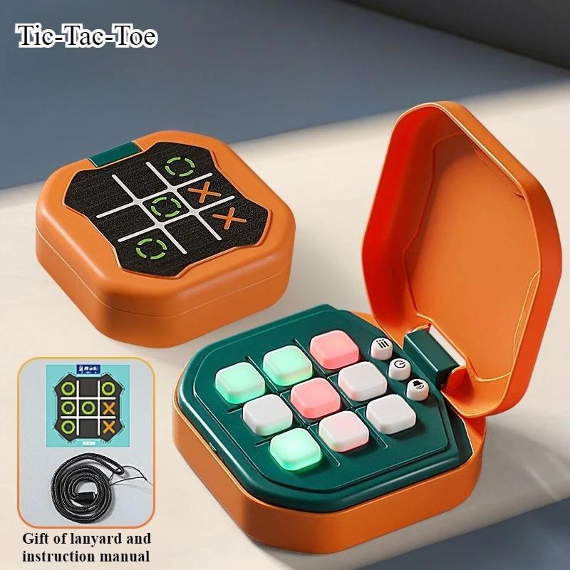Tic-Tac-Toe Board Board Multifunctional Electronic Handheld Electronic Game Consoles Exercise Logical Thinking and Interaction