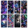 Прозрачный чехол-бампер для Samsung Galaxy S25 S24 S23 S22 S20 S21 FE Ultra S25 Edge Plus 5G Capas Вселенная Звездное небо Луна