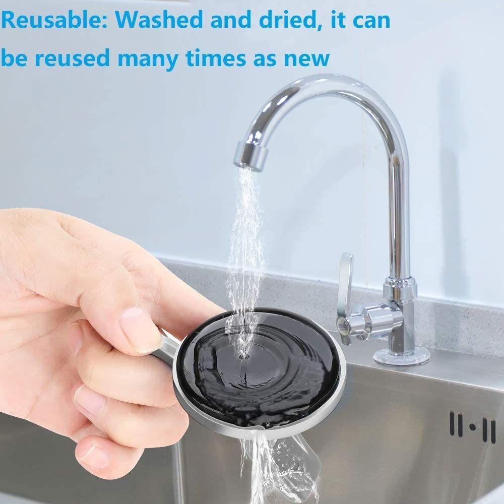 Reusable Polished Heavy-Duty Chrome-Plated Organization Bathroom Shower Suction Cup Hooks